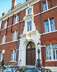 ol;d main entrance