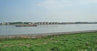 looking across the river