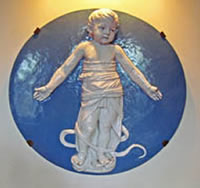 Tondo from British Hospital for Mothers and Babies