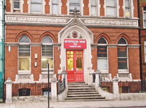 hostel front door