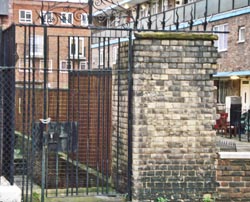 Royal Chest Hospital - segment of wall