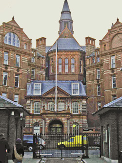 UCH cruciform  building
